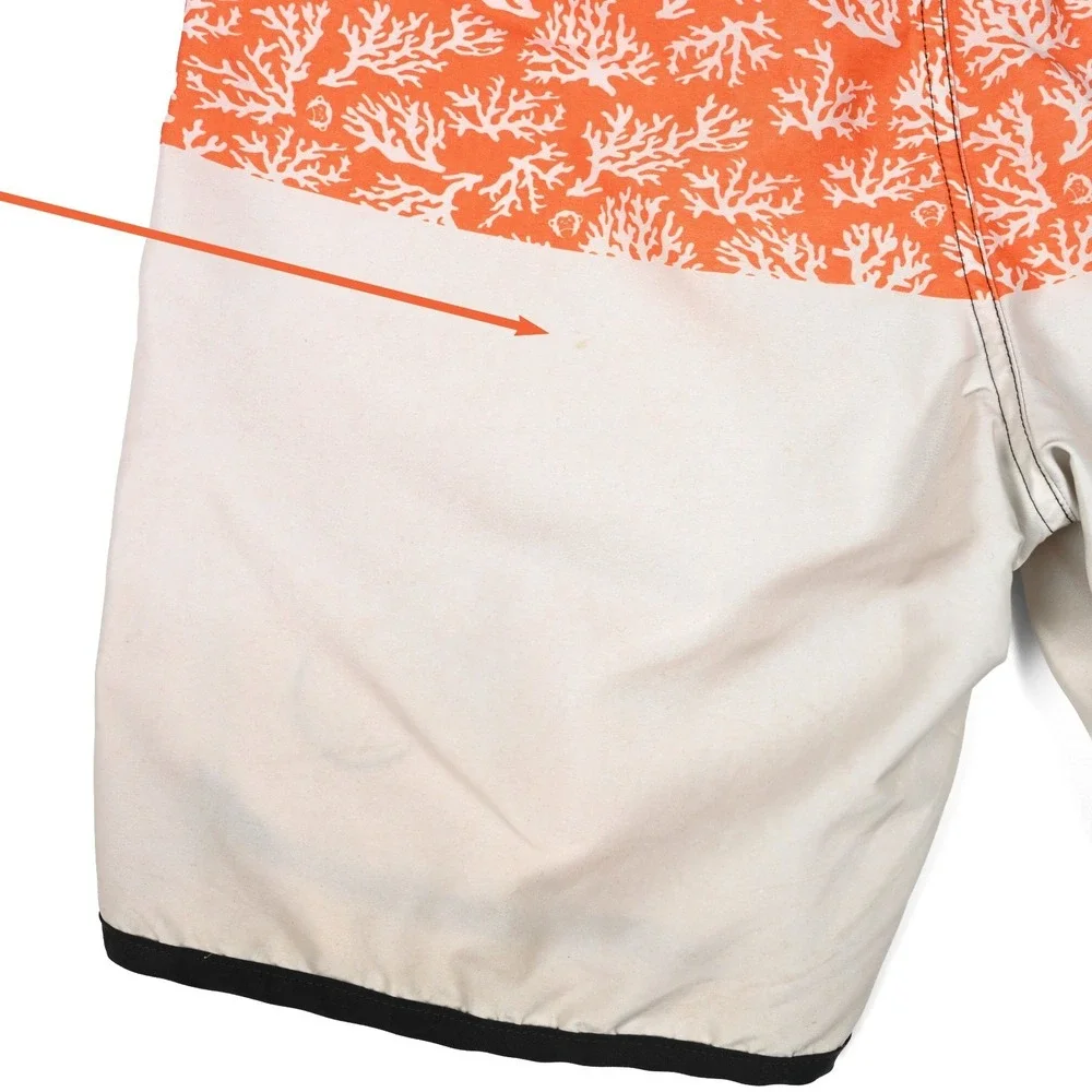 Howler Brother Board Shorts Mens 30 Swim Floral Beach Vacation Western Coral - Picture 9 of 13